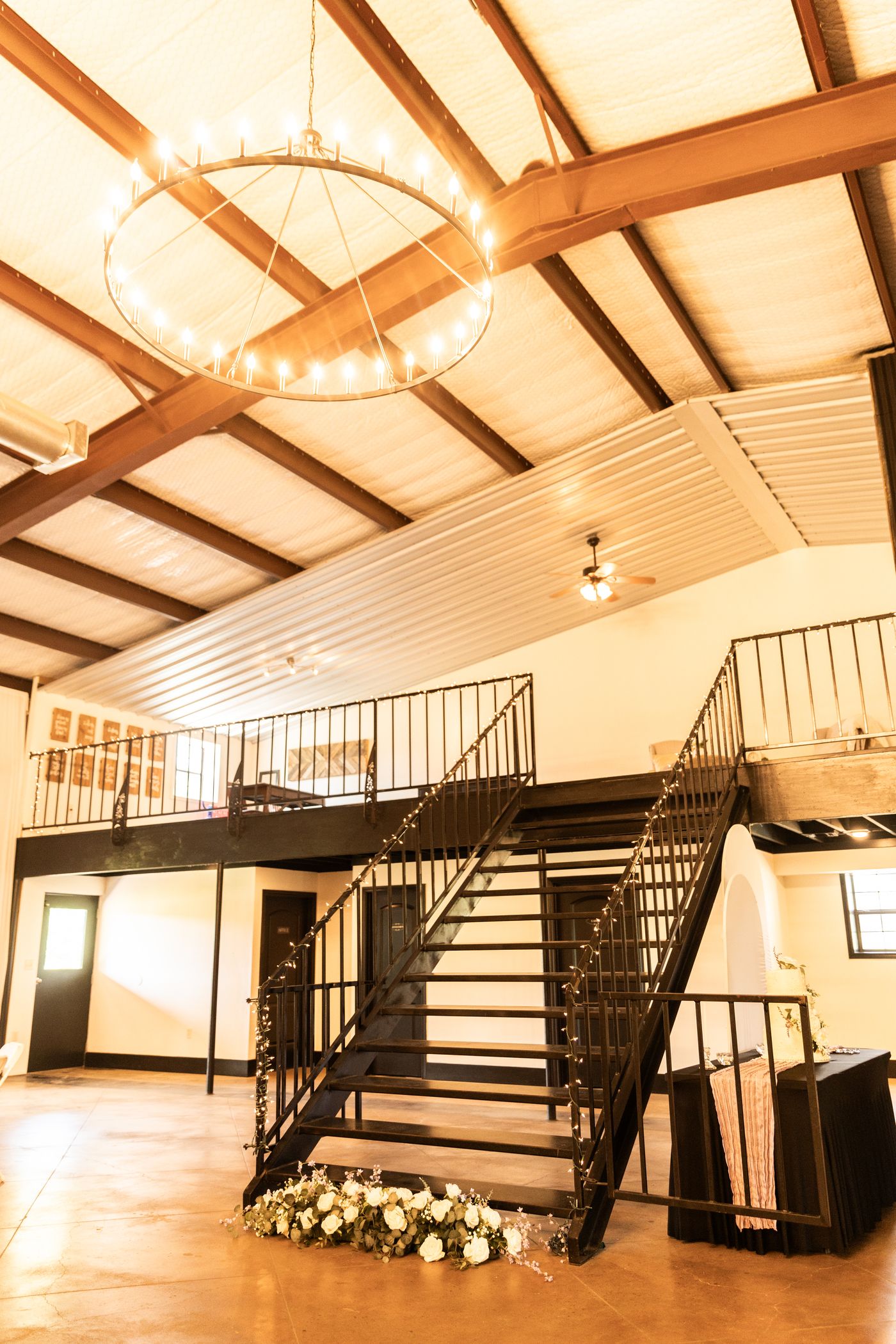 Grand staircase and loft inside the newly renovated Heritage Hall